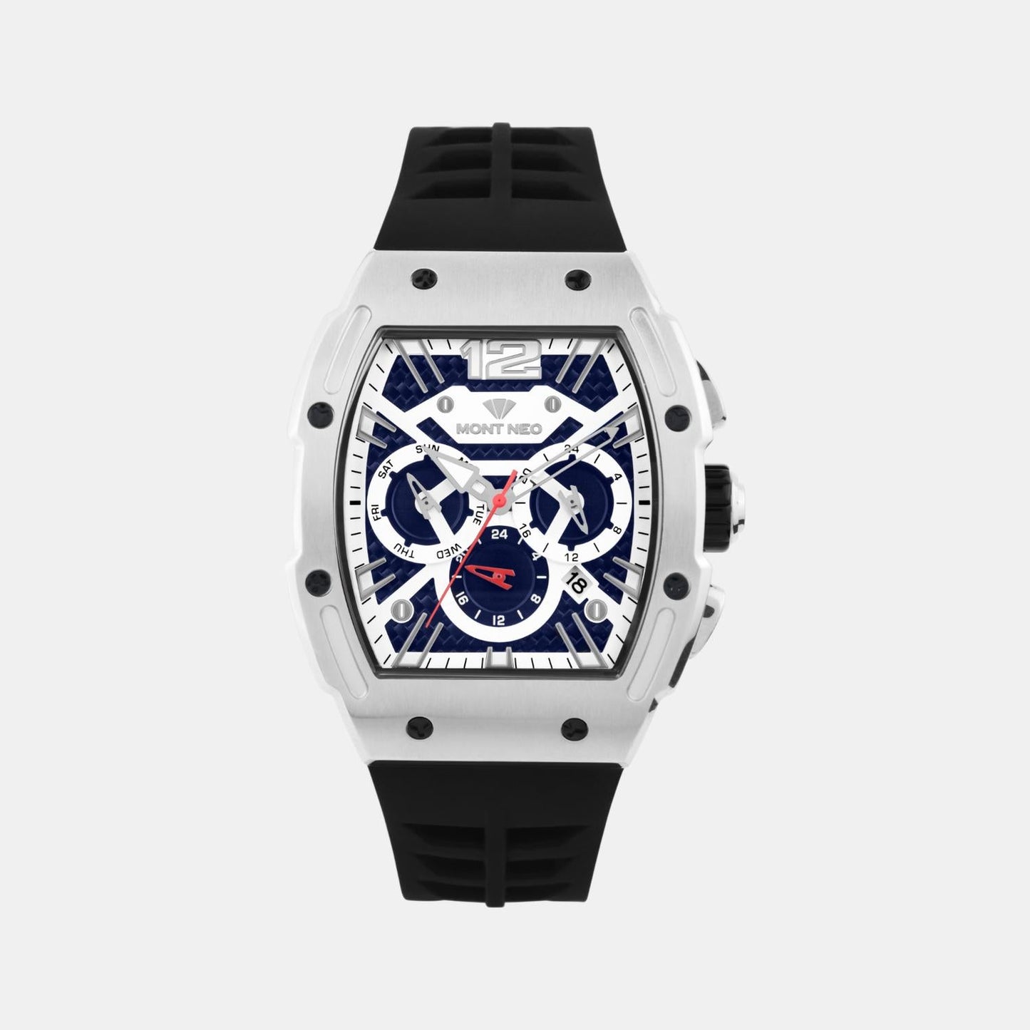 Men Quartz Blue Dial Chronograph Stainless Steel Watch G1061C-P1105