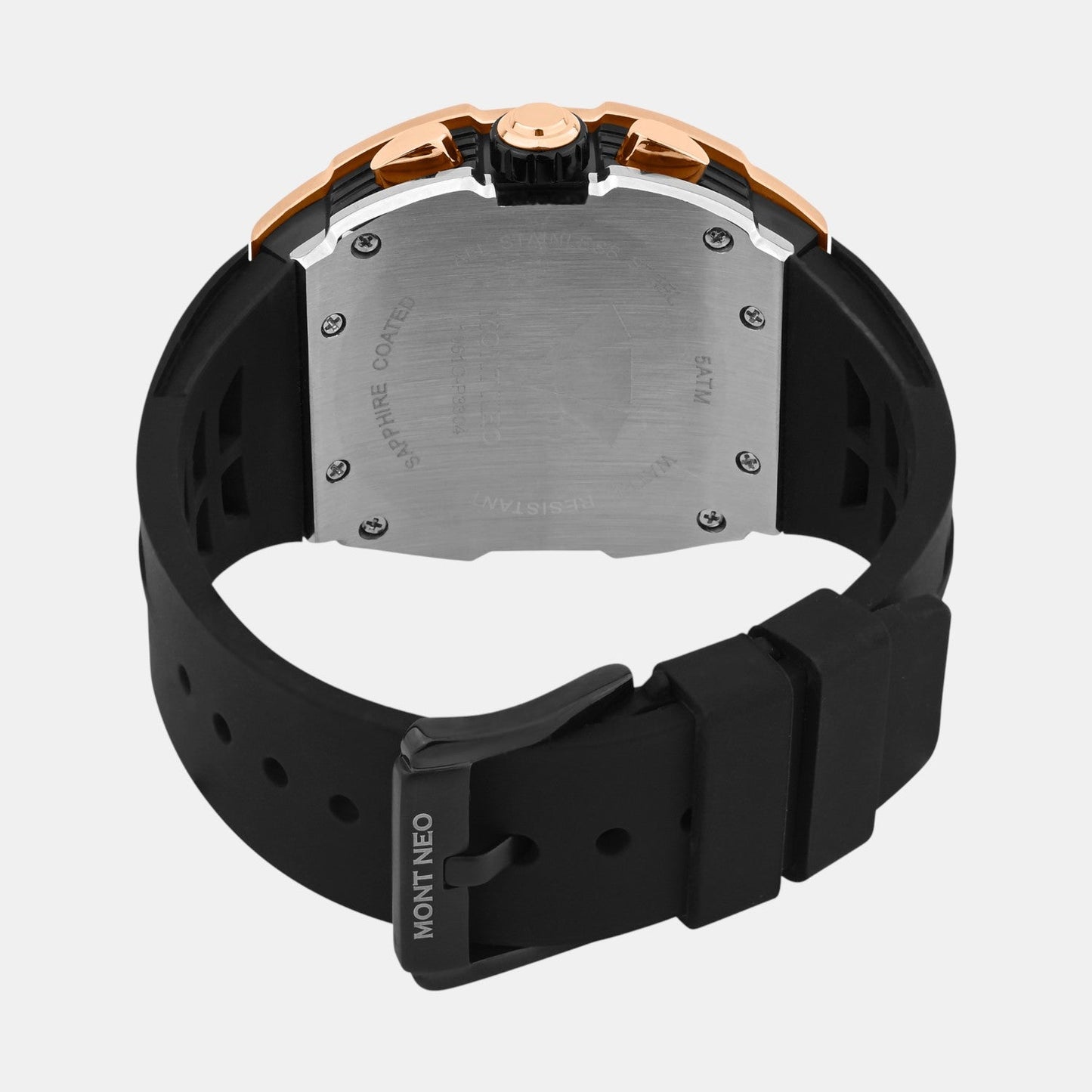 Men Quartz Black Dial Chronograph Stainless Steel Watch G1061C-P3304
