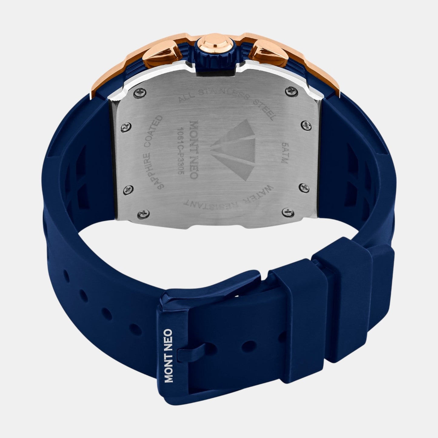 Men Quartz Blue Dial Chronograph Stainless Steel Watch G1061C-P3305