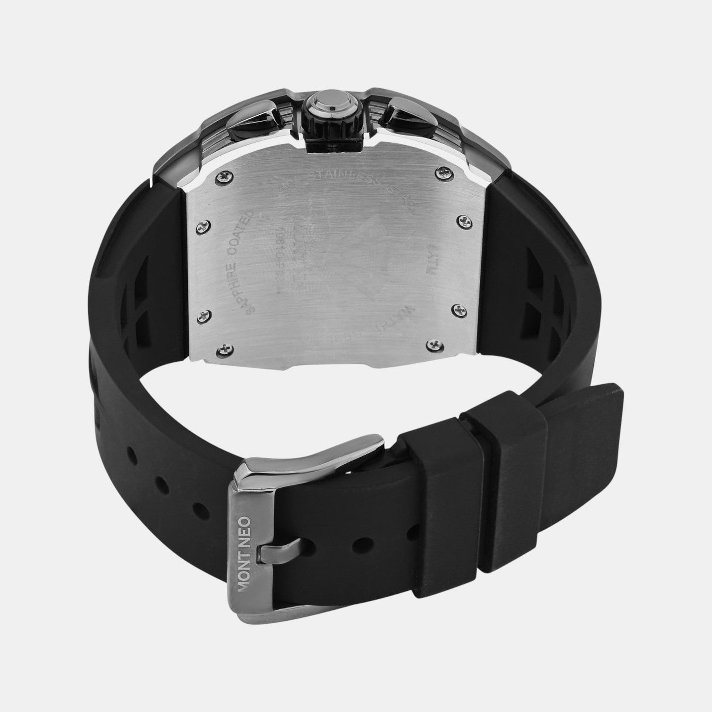 Men Quartz Black Dial Chronograph Stainless Steel Watch G1061C-P8804