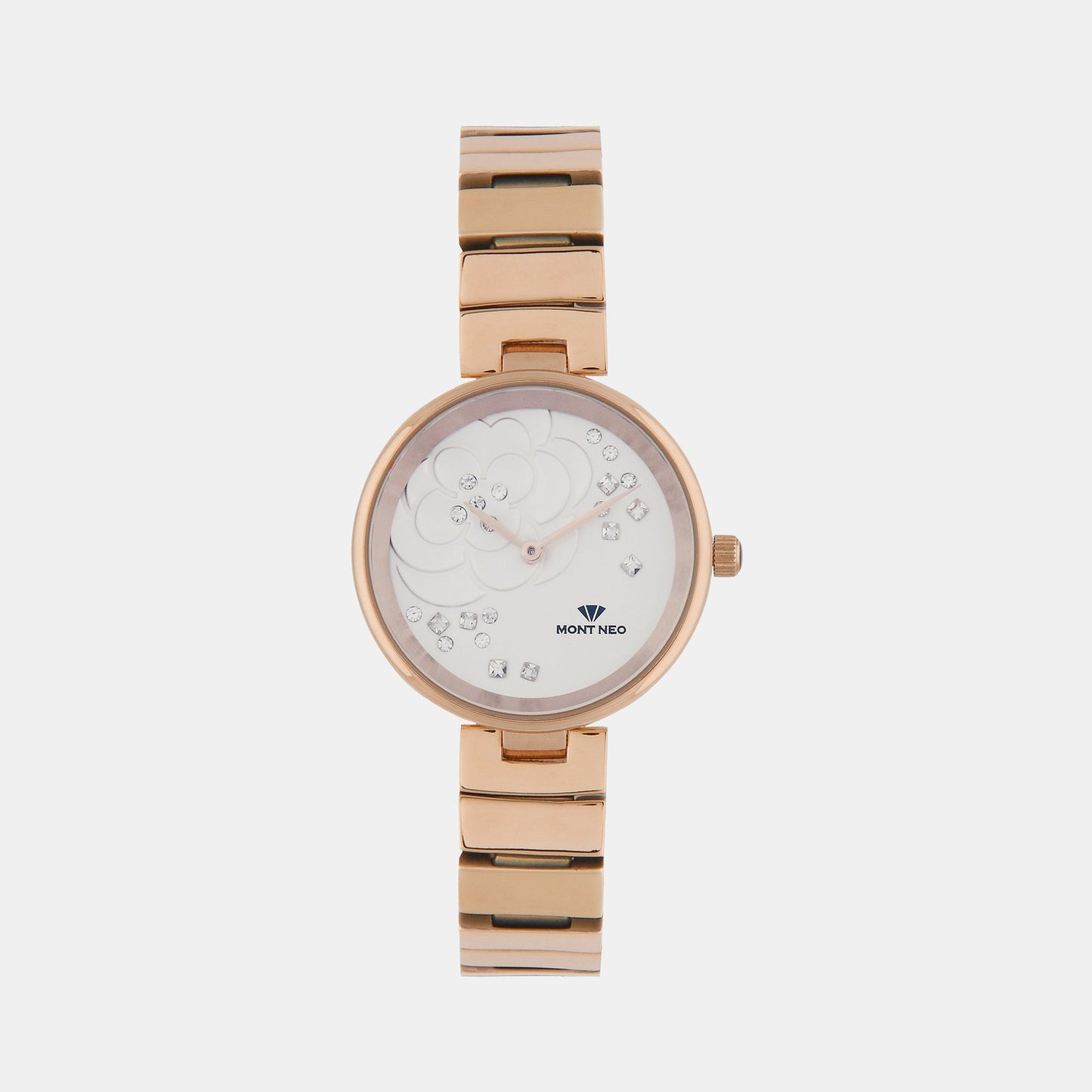 Women's Silver Analog Stainless Steel Watch 7504B-M3303