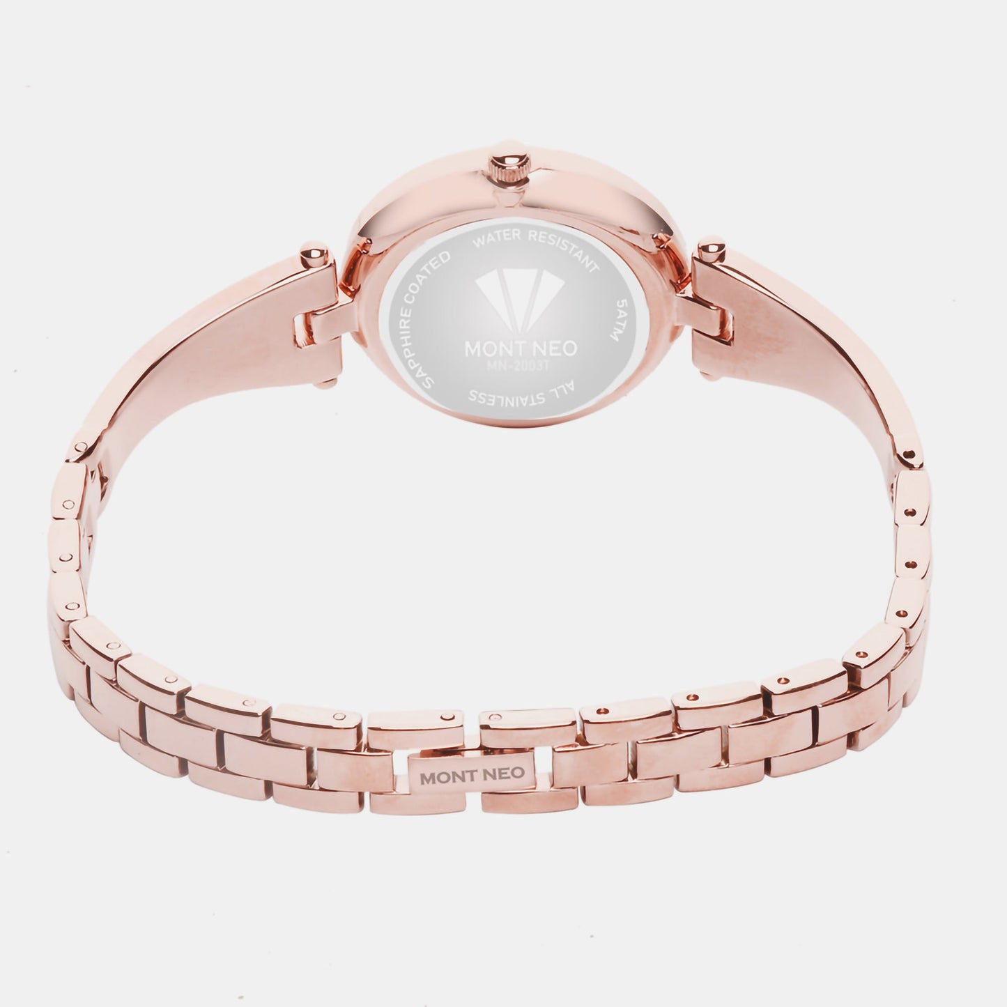 Women's Rose Gold Analog Stainless Steel Watch 2003T-M0307