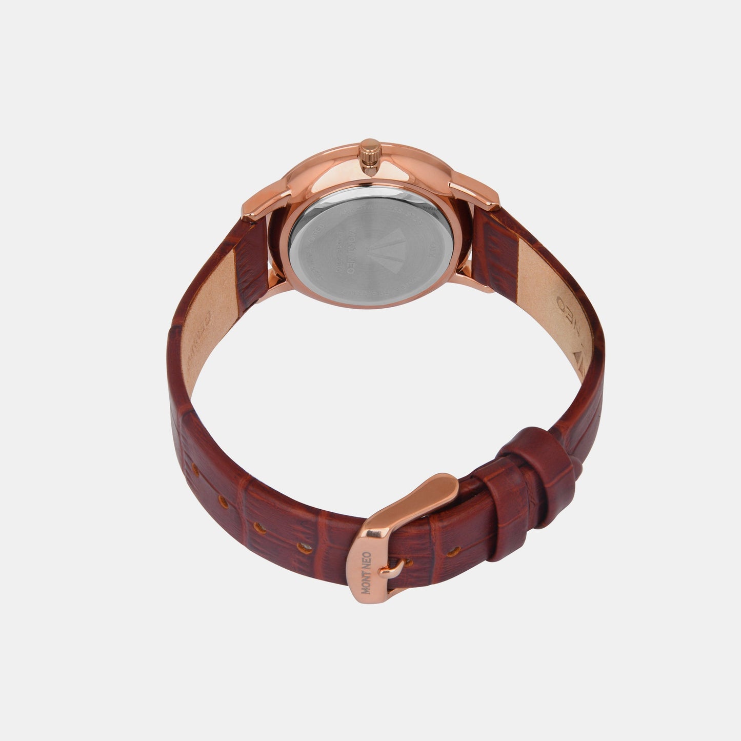 Women's Silver Analog Leather Watch L1034E-L3303