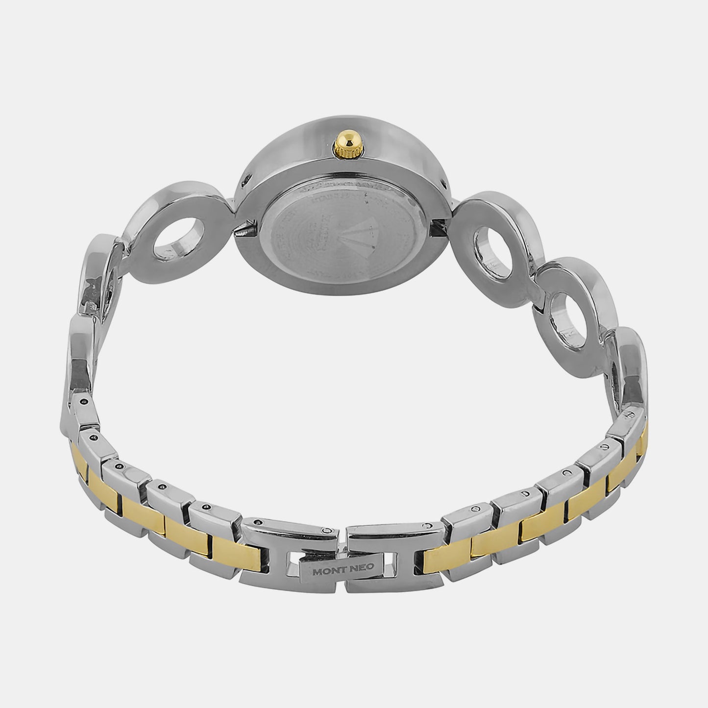 Women's Grey Analog Stainless Steel Watch 2015T-M1101