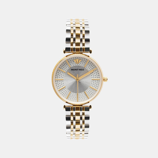 Women's Glamorous Silver Analog Stainless Steel Watch 9001T-M1203