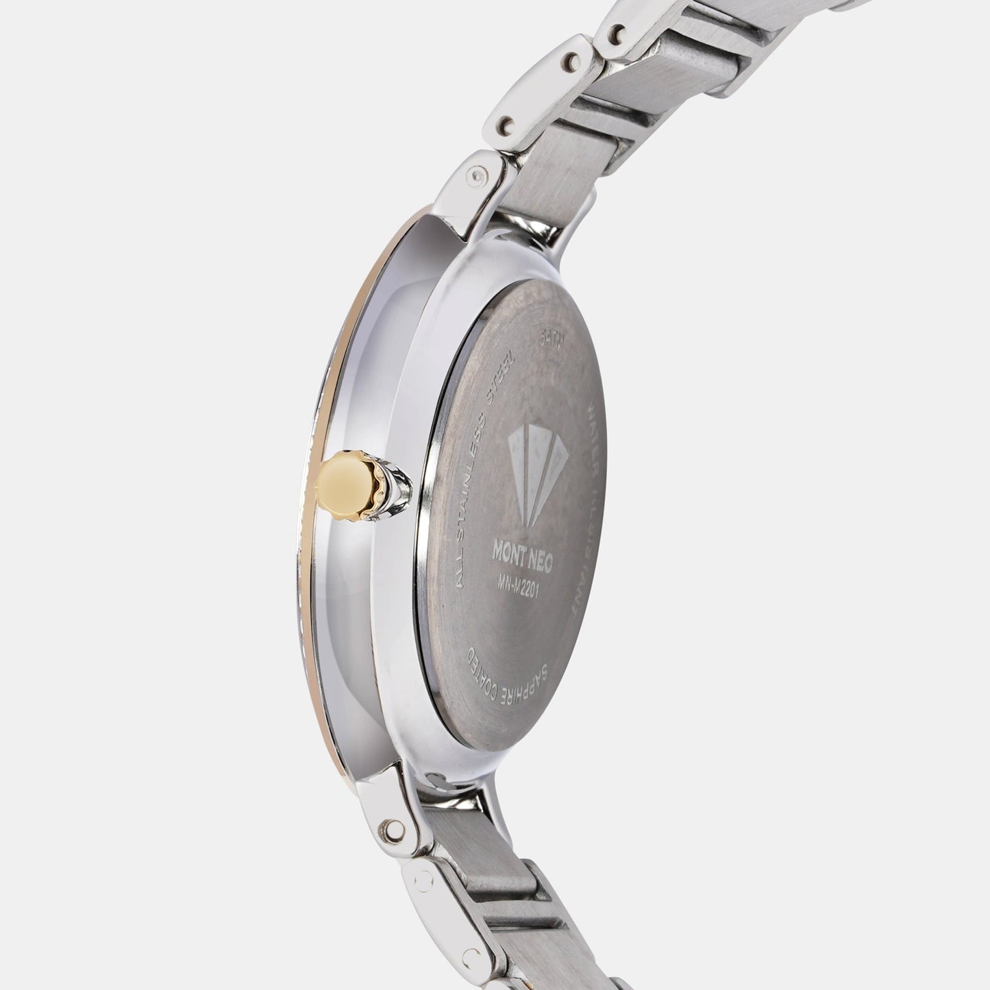 Women's Timeless Silver Analog Stainless Steel Watch 7507T-M2201