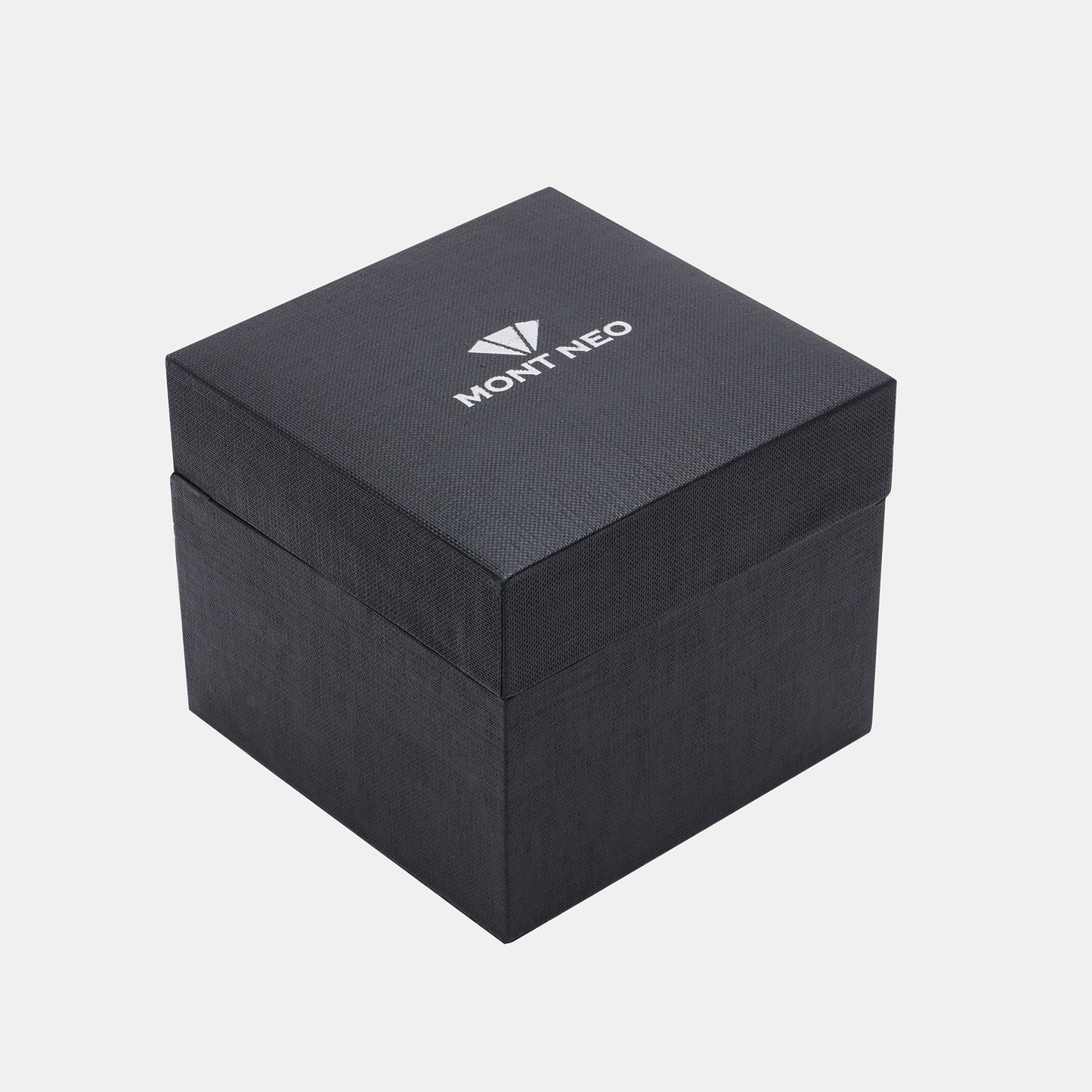 Men's Sleek Black Chronograph Stainless Steel Watch 1030M-M1204