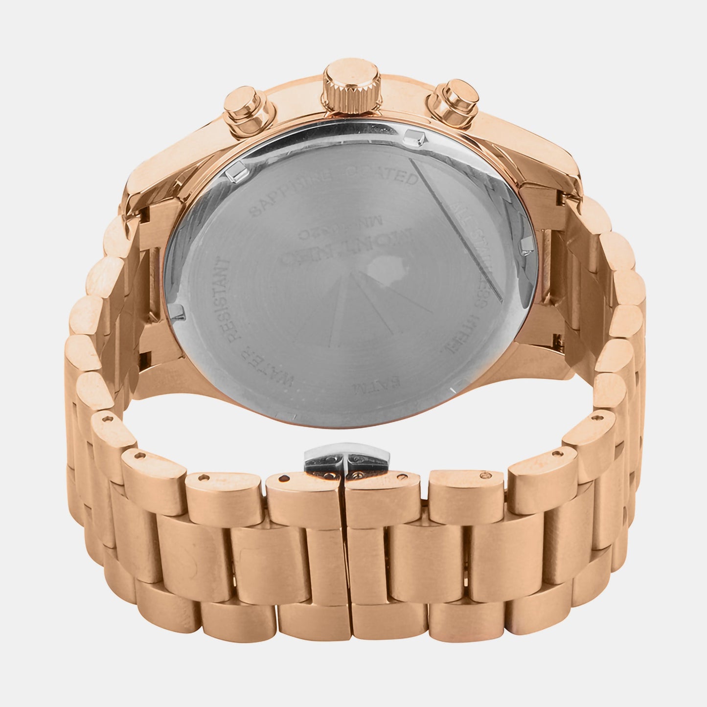 Men's Brown Chronograph Stainless Steel Watch 1032C-M3306