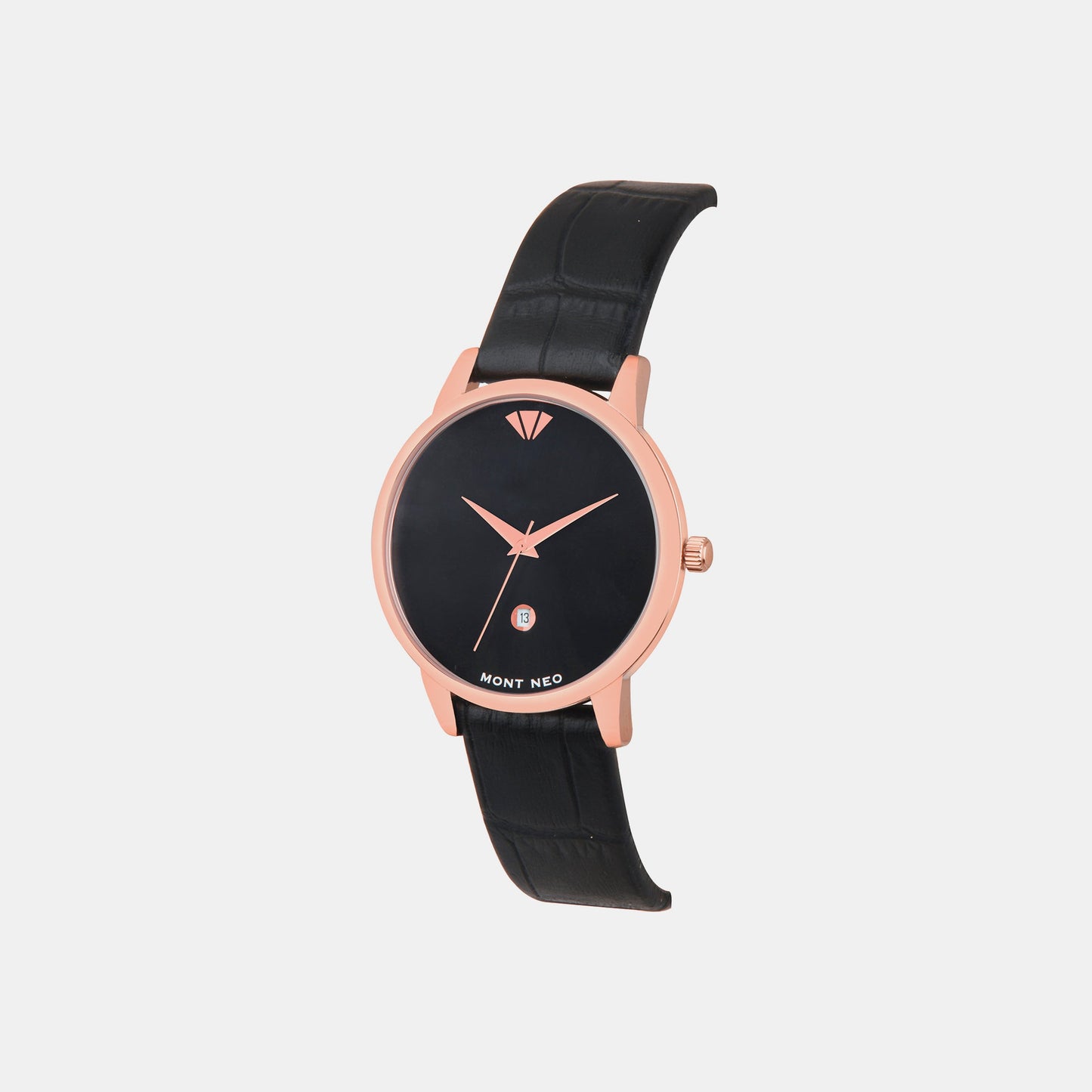 Women's Black Analog Leather Watch L1034E-L3304