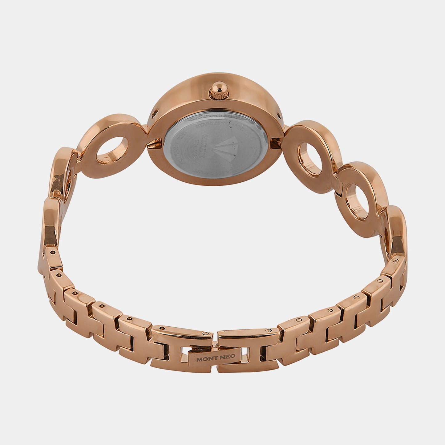 Women's Rose Gold Analog Stainless Steel Watch 2015T-M3307
