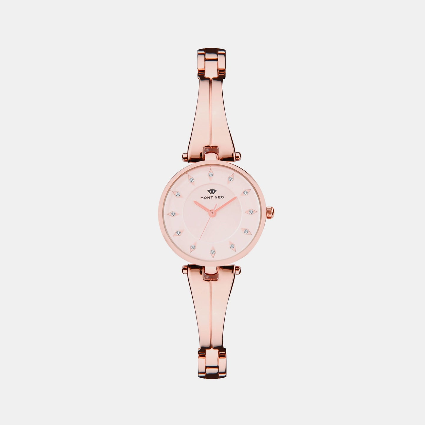 Women's Rose Gold Analog Stainless Steel Watch 2003T-M0307