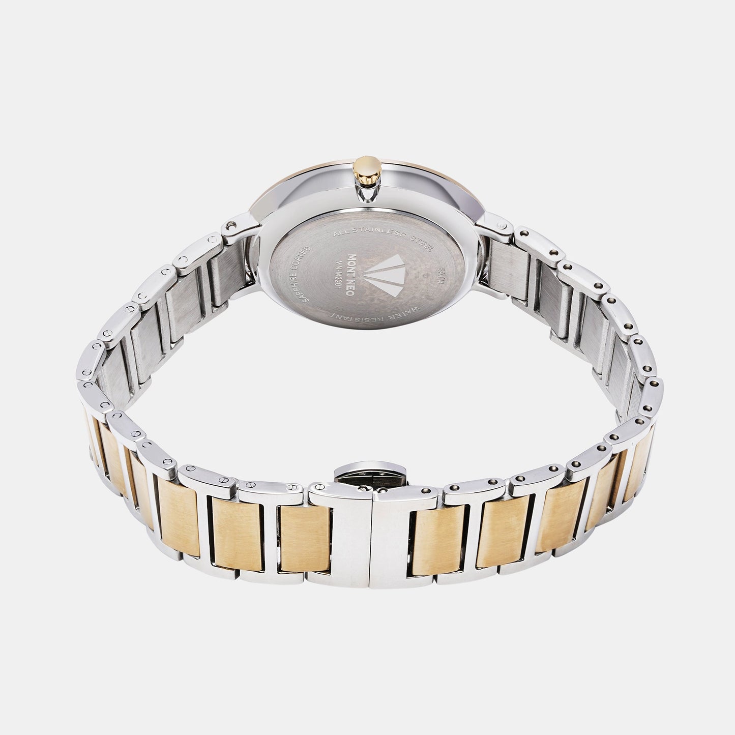 Women's Timeless Silver Analog Stainless Steel Watch 7507T-M2201