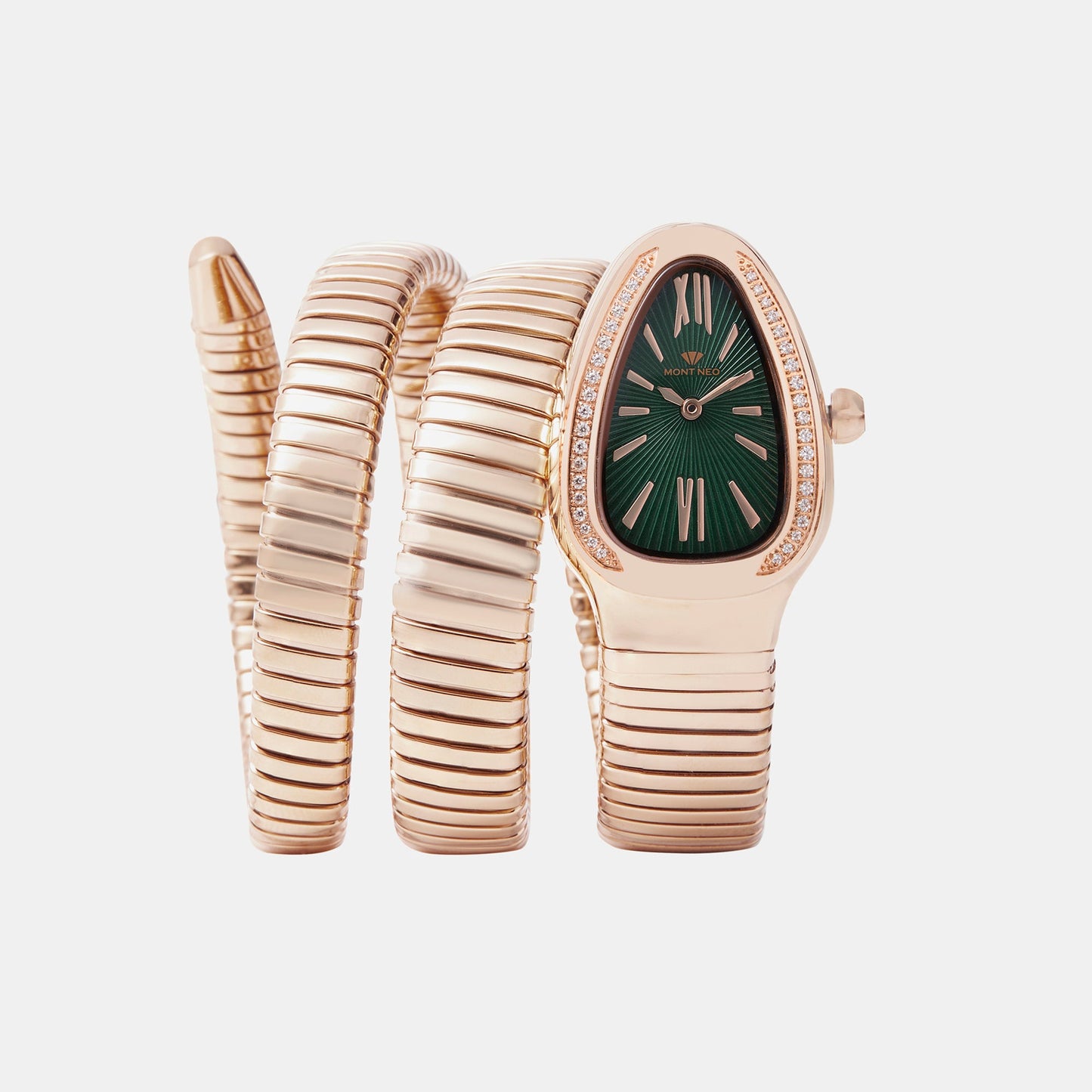 Mont Neo Oval Green Analog watch