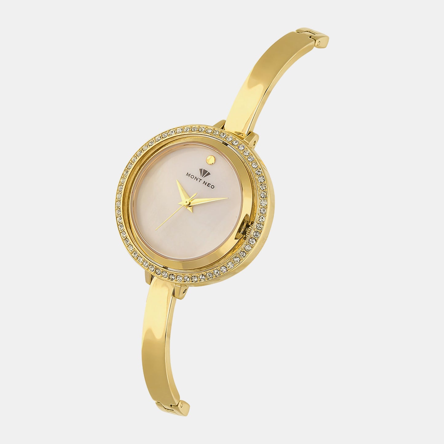 Women's Grey Analog Stainless Steel Watch 2012T-M2201