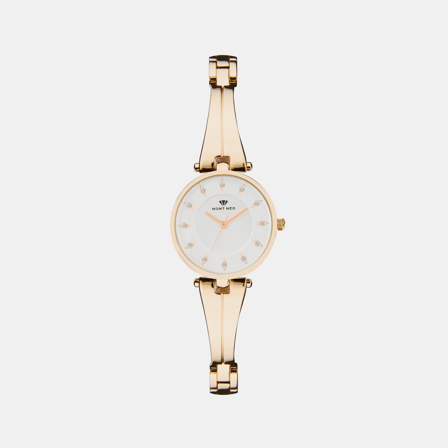Women's Silver Analog Stainless Steel Watch 2003T-M0203