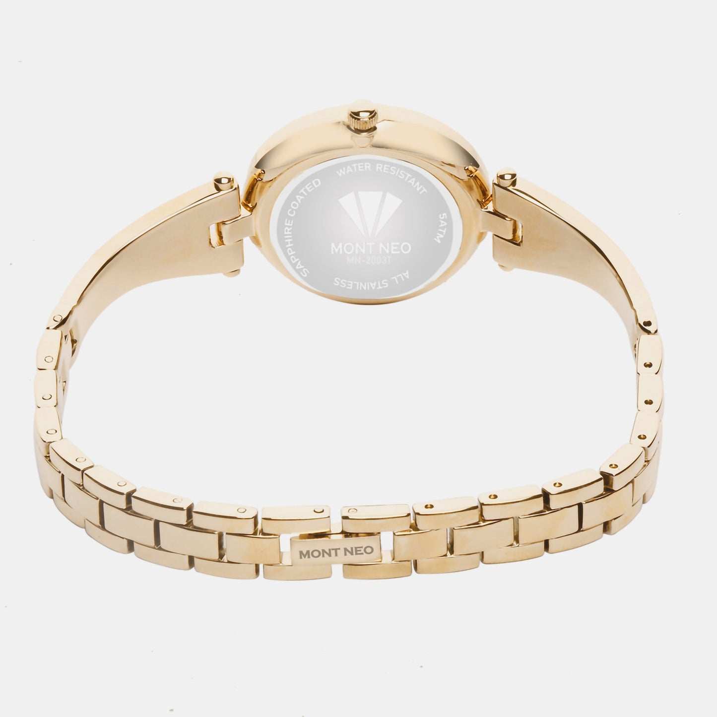 Women's Champagne Analog Stainless Steel Watch 2003T-M0208