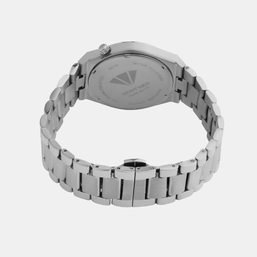 Men Quartz Sea Green Dial Analog Metal Watch 3506E-M1117