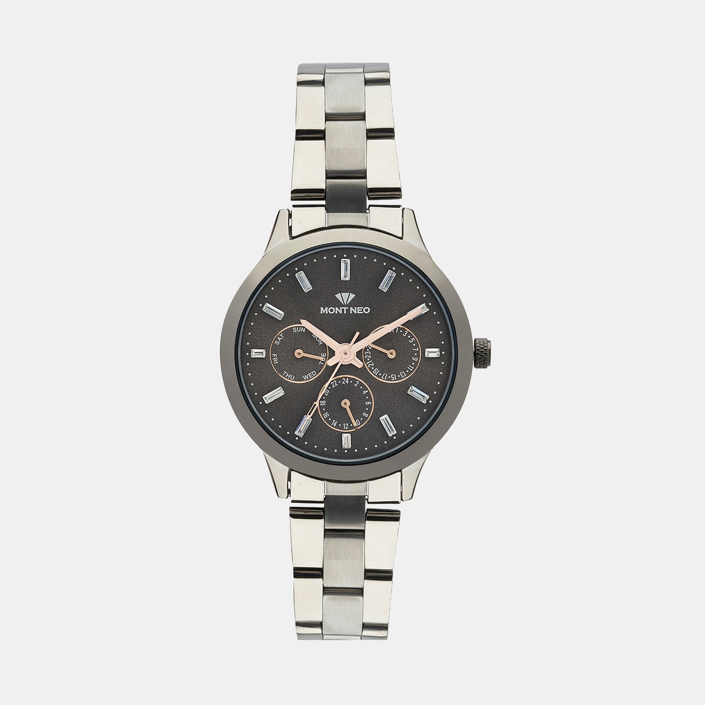 Mont Neo Round Gun Chronograph watch