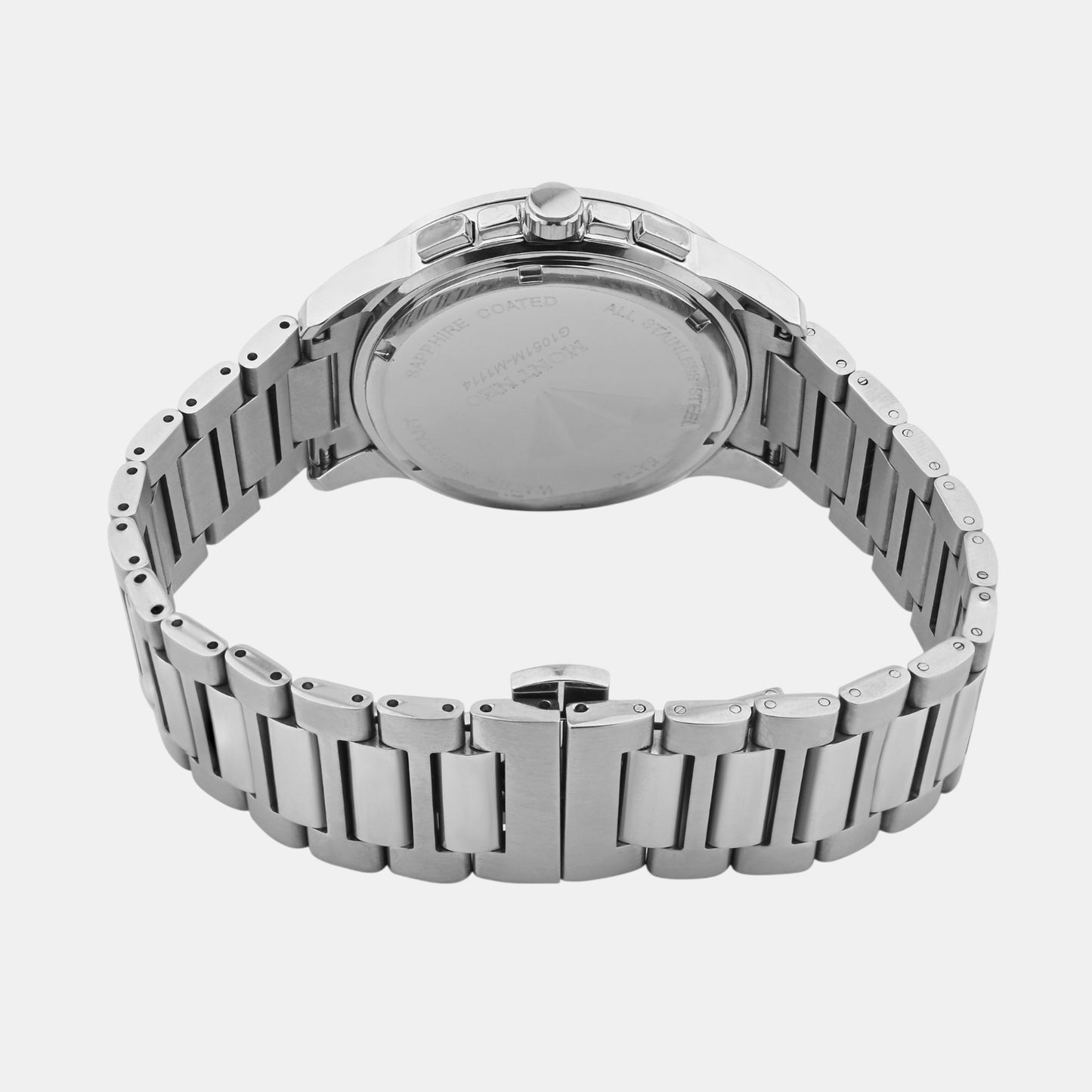 Men Quartz Green Dial Multi-Function Stainless Steel Watch G1051M-M1114