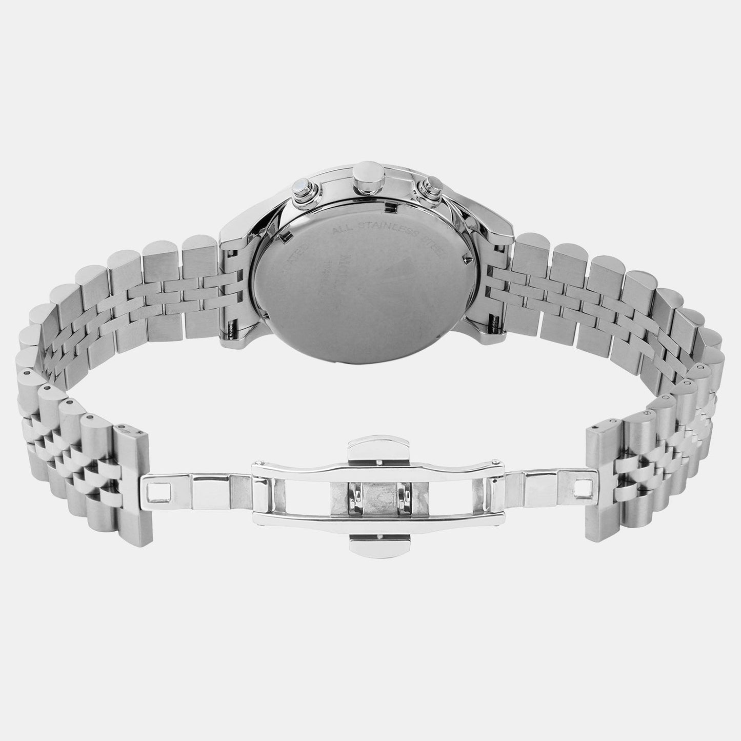 Men Quartz Sea Green Dial Multi-Function Metal Watch 1049M-M1117