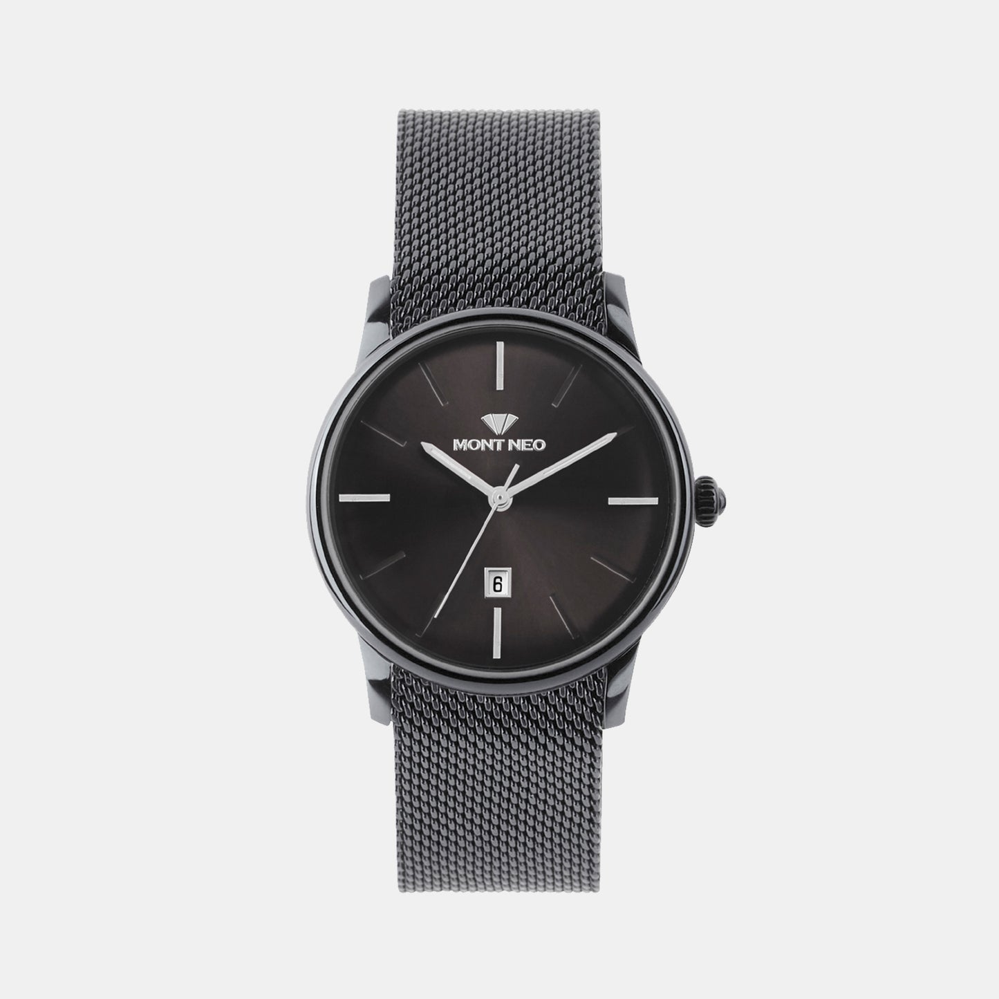 Women Quartz Gun Dial Analog Mesh Watch L1052E-B8816