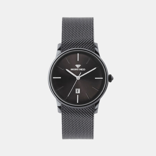 Women Quartz Gun Dial Analog Mesh Watch L1052E-B8816