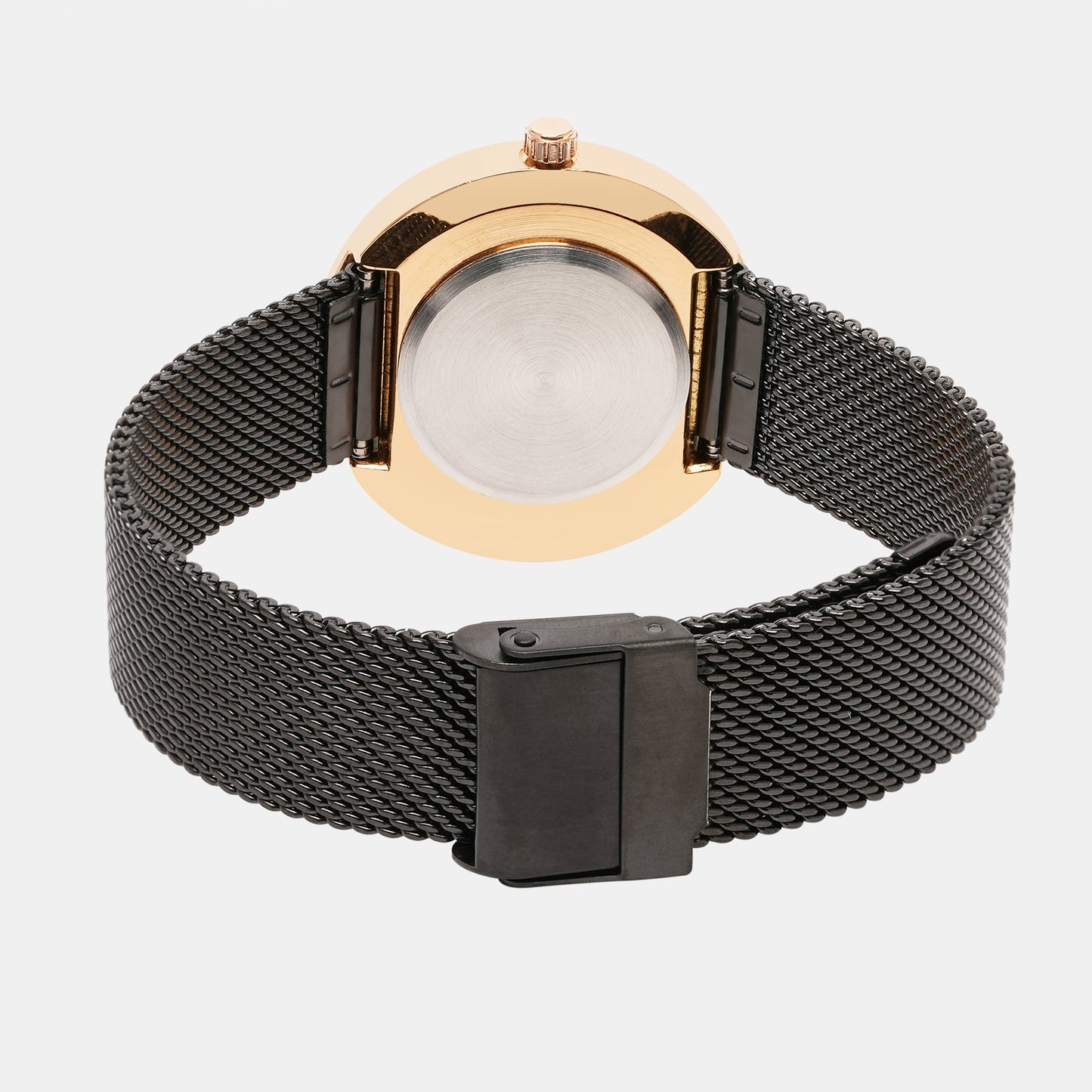 Women's Black Analog Stainless Steel Watch 9002T-B3304