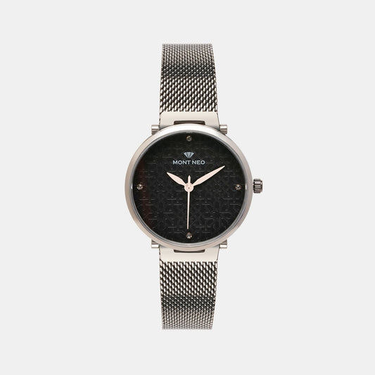 Women's Gun Analog Stainless Steel Watch 9006T-B8816