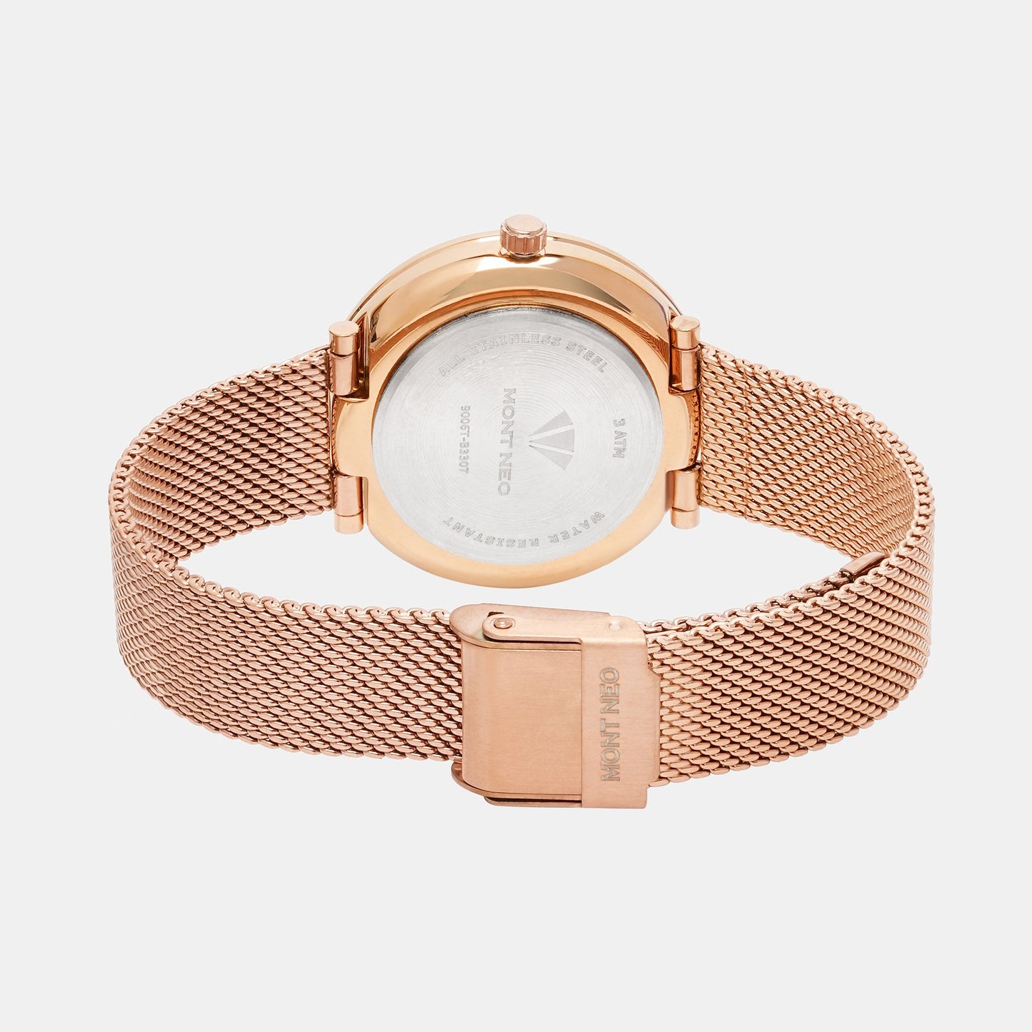 Women's Rose Analog Stainless Steel Watch 9006T-B3307