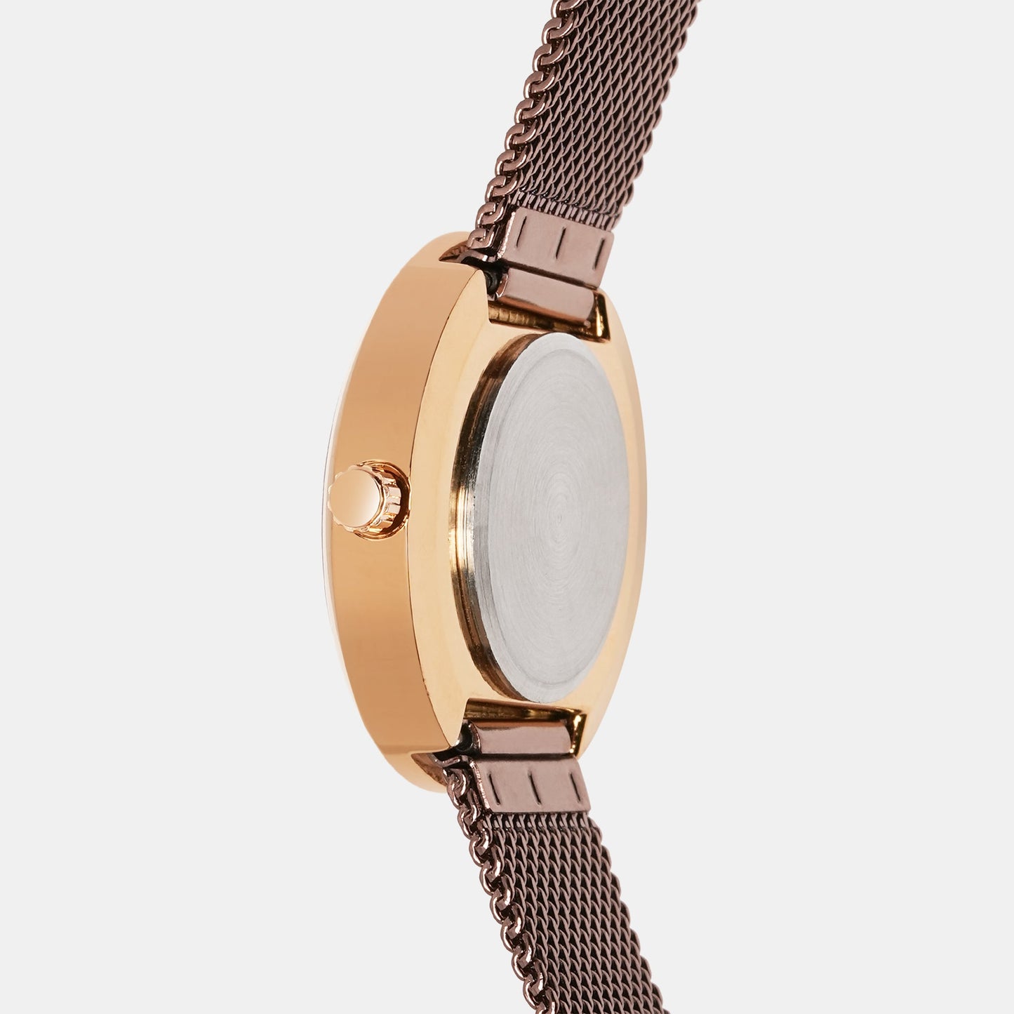 Women's Brown Analog Stainless Steel Watch 9002T-B3306