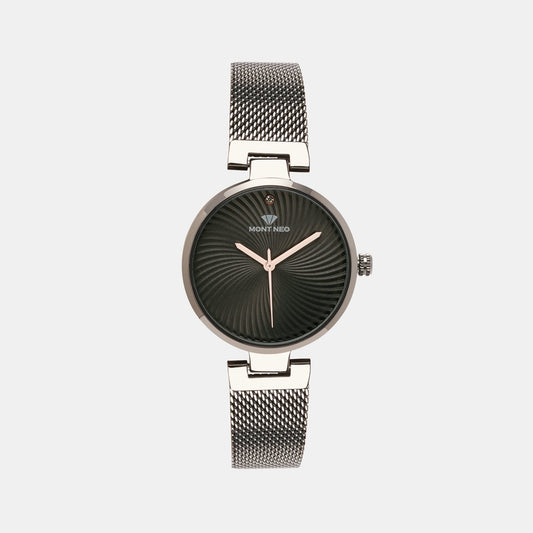 Women's Gun Analog Stainless Steel Watch 9005T-B8816