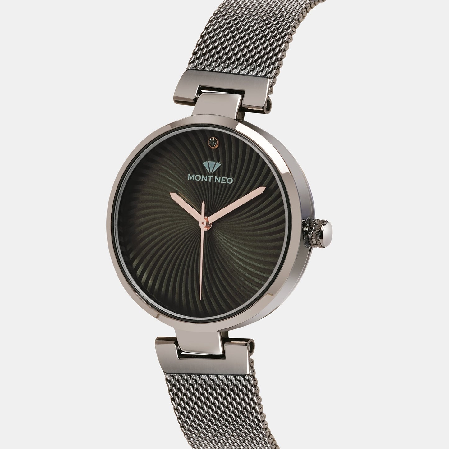Women's Gun Analog Stainless Steel Watch 9005T-B8816