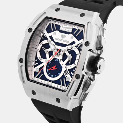 Men Quartz Blue Dial Chronograph Stainless Steel Watch G1061C-P1105