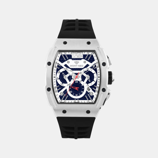 Men Quartz Blue Dial Chronograph Stainless Steel Watch G1061C-P1105