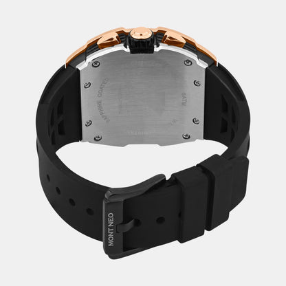 Men Quartz Black Dial Chronograph Stainless Steel Watch G1061C-P3304