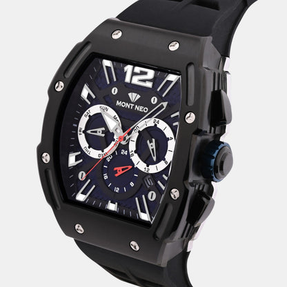 Men Quartz Blue Dial Chronograph Stainless Steel Watch G1061C-P4405