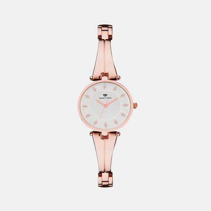 Women's Grey Analog Stainless Steel Watch 2003T-M0302