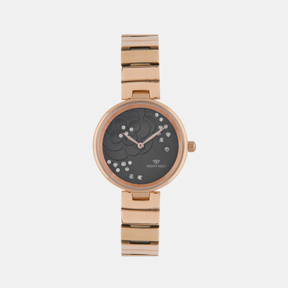 Women's Grey Analog Stainless Steel Watch 7504B-M3316