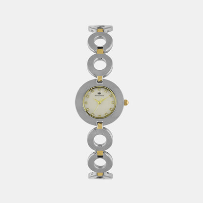 Women's Grey Analog Stainless Steel Watch 2015T-M1101