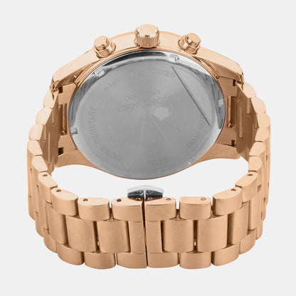 Men's Brown Chronograph Stainless Steel Watch 1032C-M3306