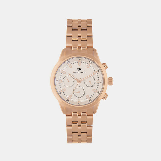 Men's Silver Chronograph Stainless Steel Watch 1030M-M3303