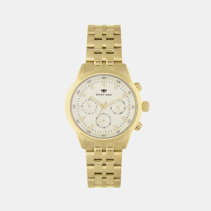 Men's Silver Chronograph Stainless Steel Watch 1030M-M2203