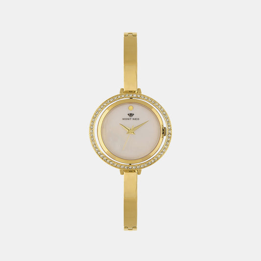 Women's Grey Analog Stainless Steel Watch 2012T-M2201
