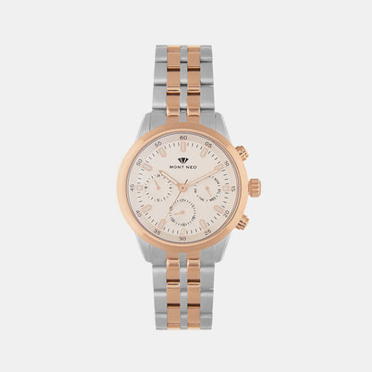 Men's Silver Chronograph Stainless Steel Watch 1030M-M1303