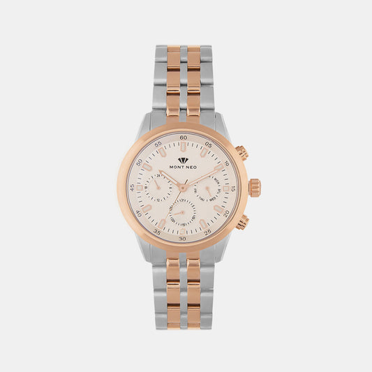 Men's Silver Chronograph Stainless Steel Watch 1030M-M1303
