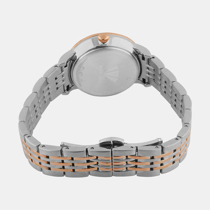 Women's Silver Chronograph Stainless Steel Watch L7005M-M1303
