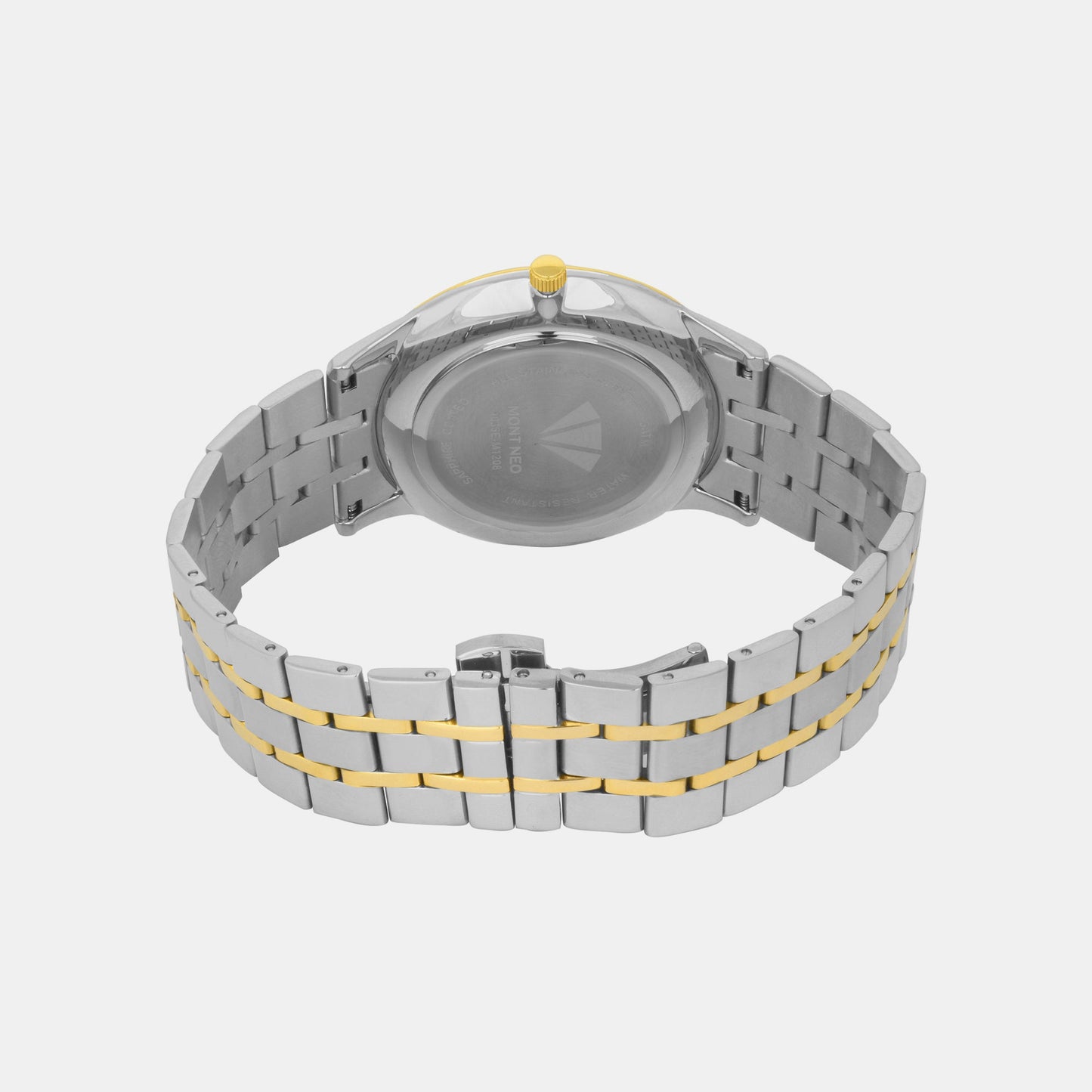 Men's Silver Analog Stainless Steel Watch 1035E-M1208