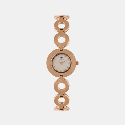 Women's Grey Analog Stainless Steel Watch 2015T-M3301