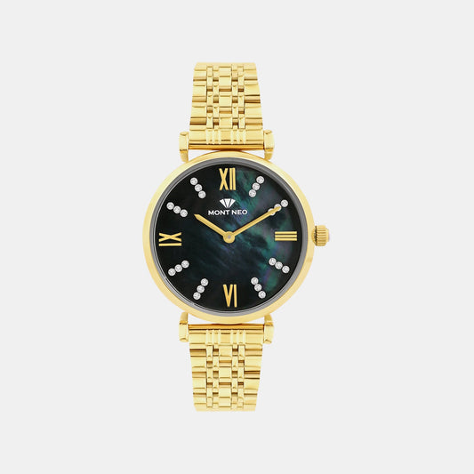 Women Quartz Multicolour Dial Analog Stainless Steel Watch 4515B-M2201