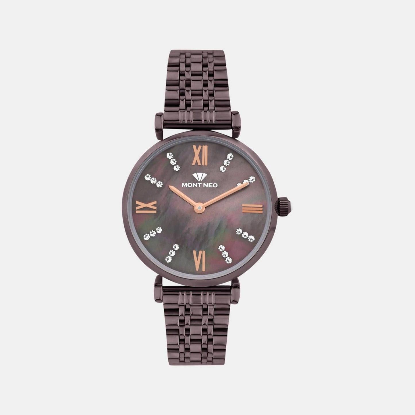 Women Quartz Multicolour Dial Analog Stainless Steel Watch 4515B-M6606